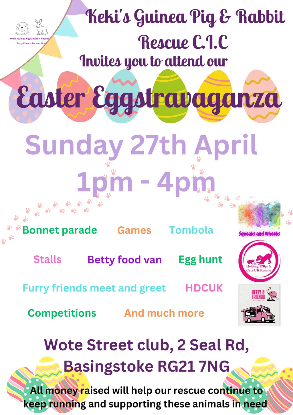 Easter Eggstravaganza! Sun 27 April poster