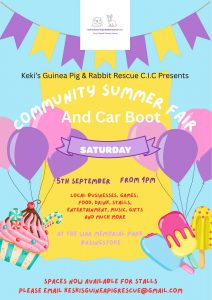 Join us for our Community Summer Fair on Saturday 5th September