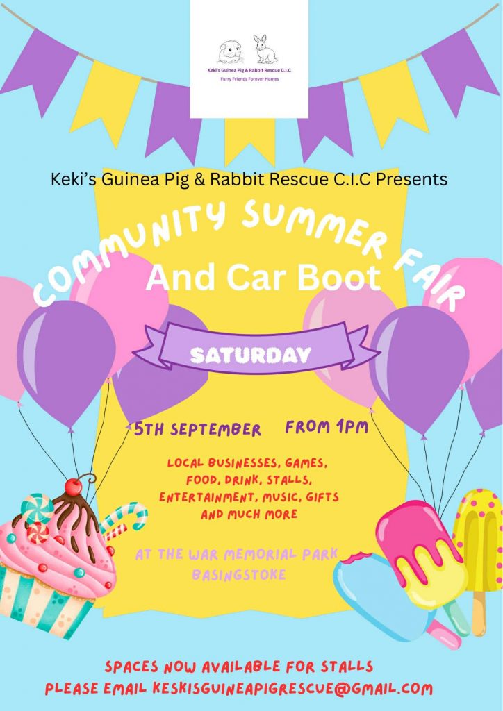 Join us for our Community Summer Fair on Saturday 5th September